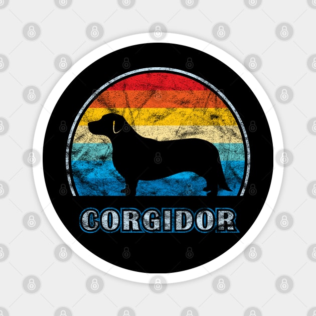 Corgidor Vintage Design Dog Magnet by millersye